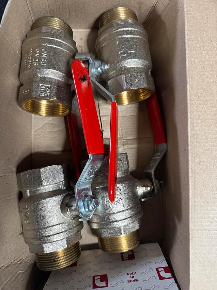 Kogelkraan DN40 PN25, Doe-het-zelf en Verbouw, Buizen en Afvoer, Zo goed als nieuw, Overige typen, Overige materialen, Minder dan 2 meter