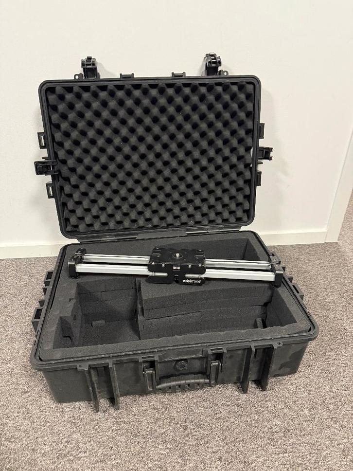Edelkrone SliderPLUS Pro Long camera slider met flightcase, Audio, Tv en Foto, Fotografie | Statieven en Balhoofden, Zo goed als nieuw