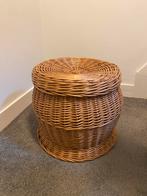 Rieten opbergmand, Ophalen, Mand, Rond, Zo goed als nieuw