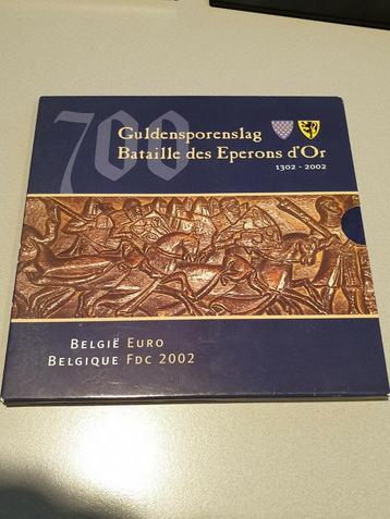 België, FDC set 2002, Guldensporenslag (K3) beschikbaar voor biedingen