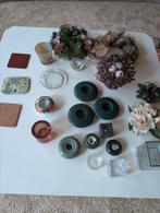 Kaarsenhouders, kunstbloemen, potjes etc- gratis ophalen, Huis en Inrichting, Ophalen, Gebruikt, Overige materialen, Minder dan 25 cm