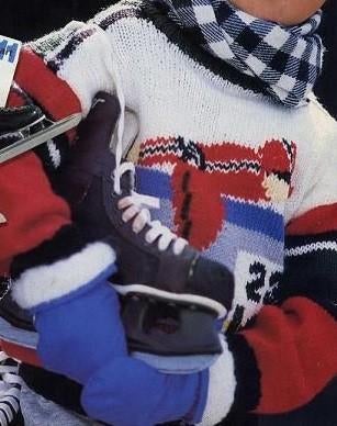 Schaatstrui breipatroon, Ophalen of Verzenden, Zo goed als nieuw, Breien, Patroon of Boek