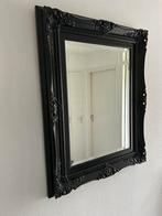 Facet geslepen spiegel met zwarte lijst, 50 tot 100 cm, Minder dan 100 cm, Ophalen of Verzenden