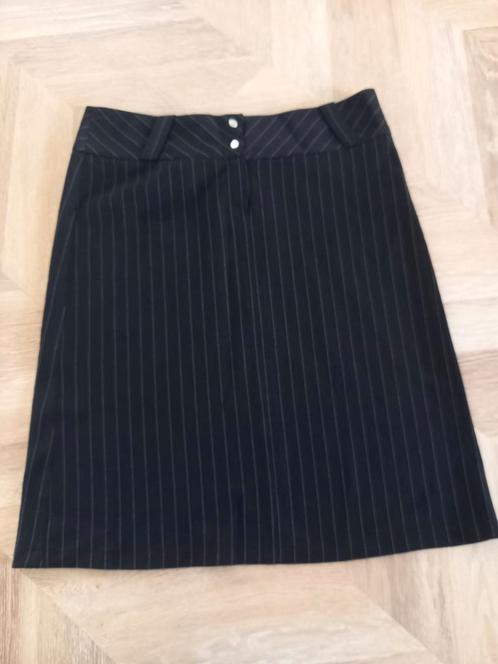 Rok zwart witt krijtstreep maat 40 nieuw, Kleding | Dames, Rokken, Nieuw, Maat 38/40 (M), Zwart, Ophalen of Verzenden