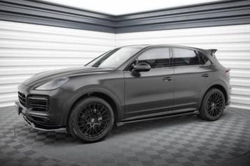 Voorlip sideskirt diffuser Porsche Cayenne Sport Design 18+ beschikbaar voor biedingen