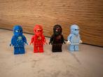 Lego Ninjago NRG Jay, Kai, Cole & Zane Minifiguren, Ophalen of Verzenden, Gebruikt, Lego