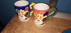 Sinterklaas en zwarte piet mokken set/2 (51025), Diversen, ., Ophalen of Verzenden, Zo goed als nieuw, .