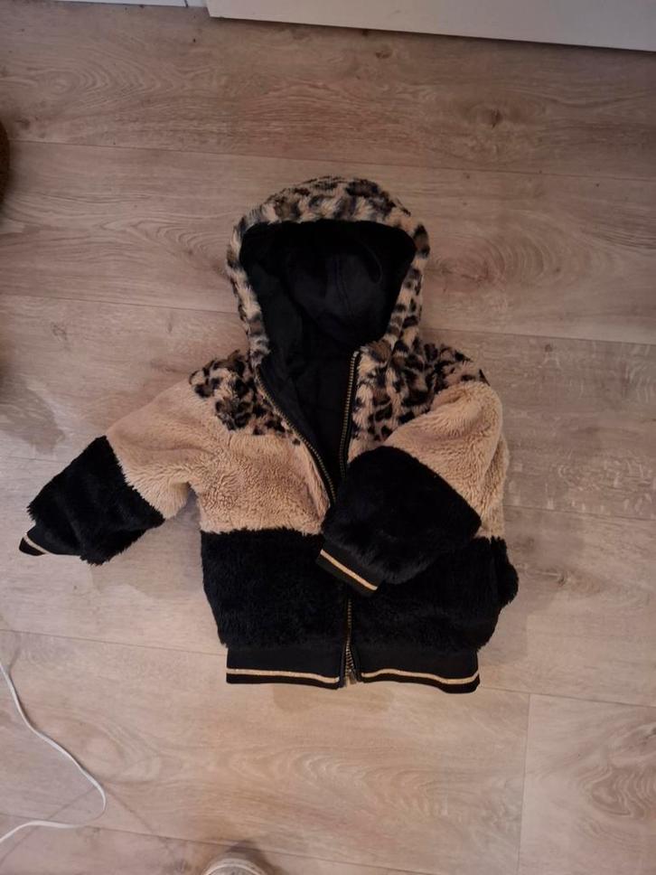 Winterjas Meisje Maat 92 - Omkeerbaar!, Kinderen en Baby's, Babykleding | Maat 80, Zo goed als nieuw, Meisje, Jasje, Ophalen of Verzenden