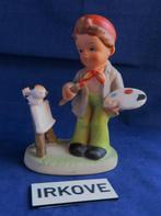 LIEVE JONGETJES SCHILDER EN VISSER * Porselein *, Verzamelen, Beelden en Beeldjes, Verzenden, Zo goed als nieuw, Mens