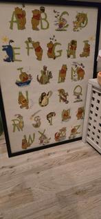 Geborduurd alfabet Disney, Minder dan 50 cm, Ophalen of Verzenden, Zo goed als nieuw, Minder dan 50 cm