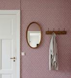 6850 roze mini bloemen vintage behang romantisch swiet, Verzenden, Minder dan 10 m², Wit