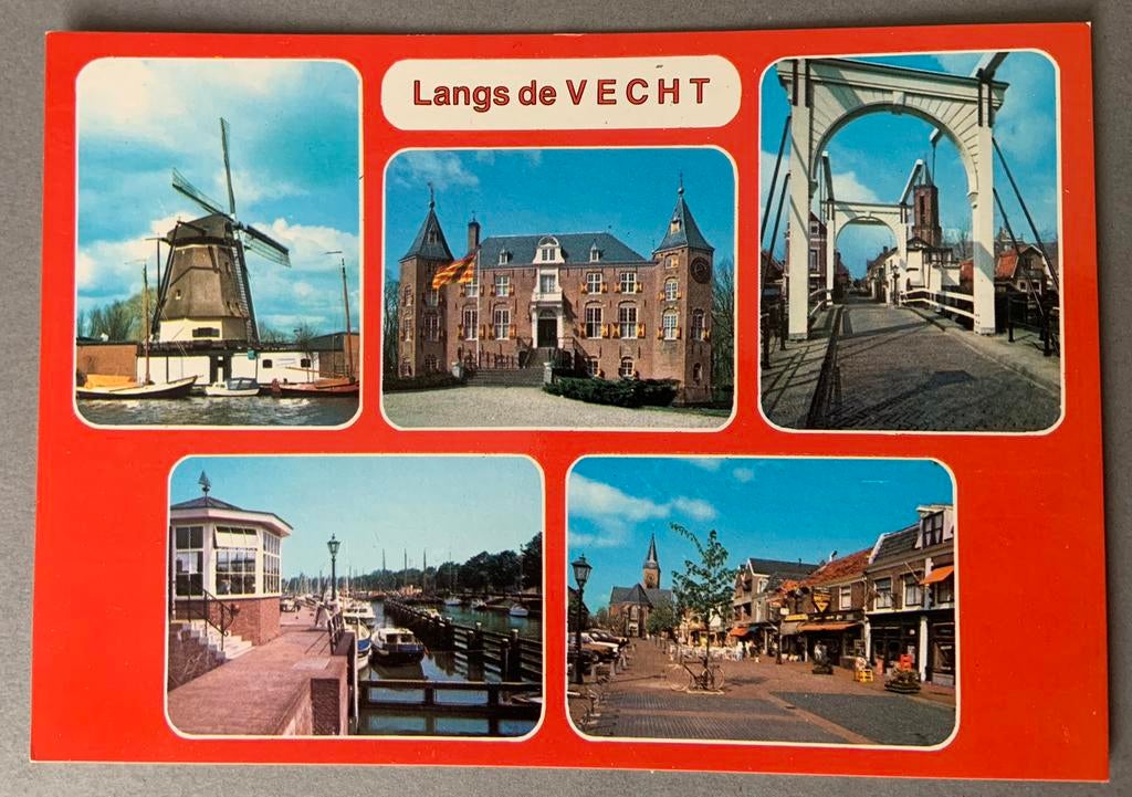 Langs de Vecht, Ophalen of Verzenden, Ongelopen, Utrecht