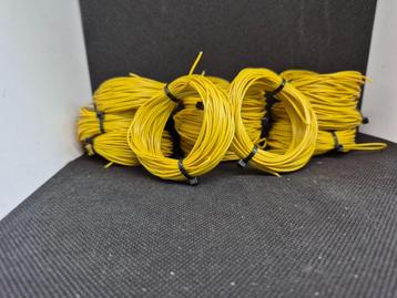10mtr modelbouwdraad 0,14mm2; Geel (299Y3) beschikbaar voor biedingen