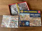 Jan van Haasteren Tour de France + Motorrace, Ophalen of Verzenden, 500 t/m 1500 stukjes, Gebruikt, Legpuzzel