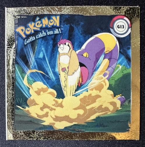 Ekans G13 - Pokémon Artbox Series 1 Gold Prism Sticker NM, Hobby en Vrije tijd, Verzamelkaartspellen | Pokémon, Nieuw, Losse kaart