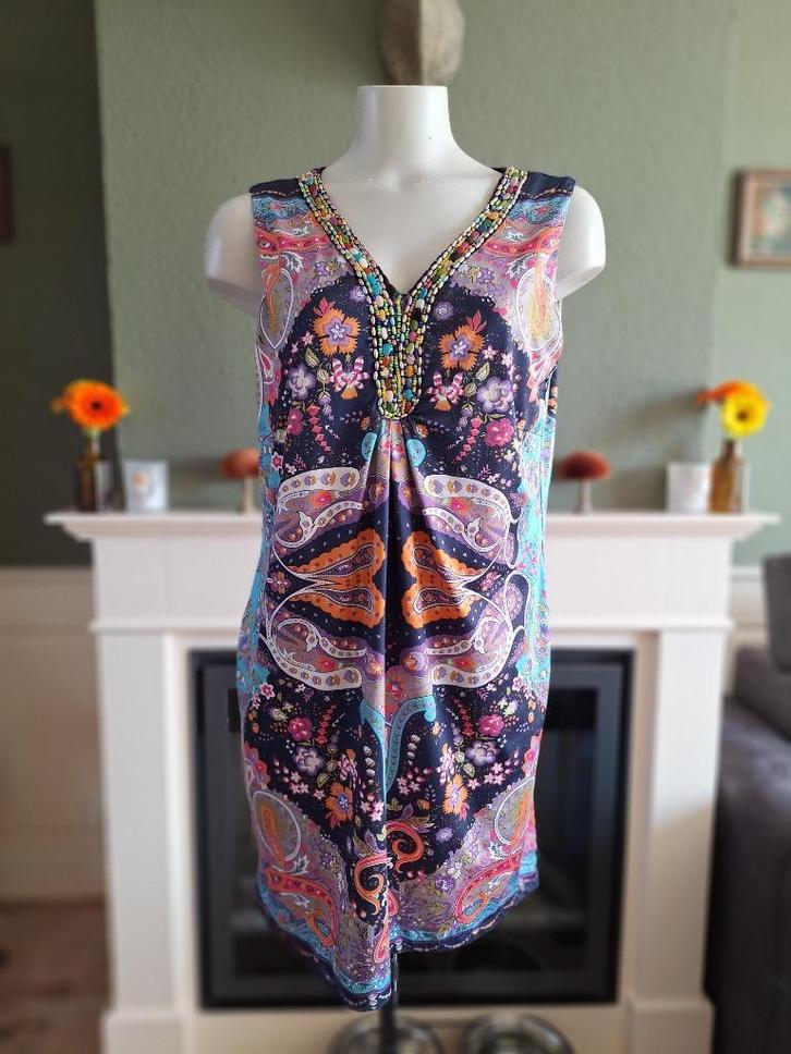 Smashed Lemon kralen tuniek top XL 42 gratis verz in NL, Kleding | Dames, Blouses en Tunieken, Gedragen, Maat 46/48 (XL) of groter