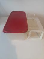 Tupperware cakedoos, Huis en Inrichting, Ophalen of Verzenden, Gebruikt, Rood, Overige typen