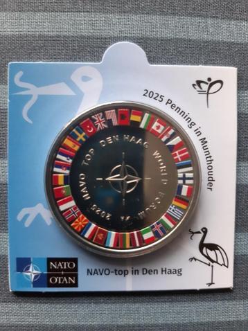 Penning NAVO top 2025 te Den Haag in munthouder. (Schaars) beschikbaar voor biedingen