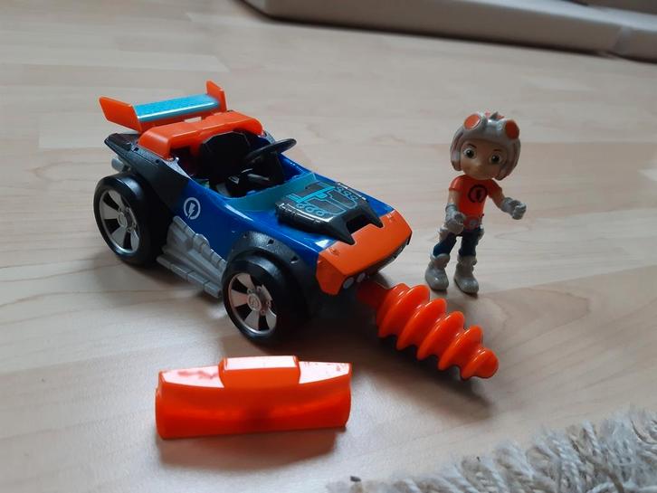 Rusty Rivets buggy met figuur, Kinderen en Baby's, Speelgoed | Speelgoedvoertuigen, Zo goed als nieuw, Ophalen of Verzenden