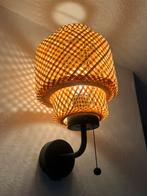Wandlamp bamboe zgan, Ophalen of Verzenden, Zo goed als nieuw