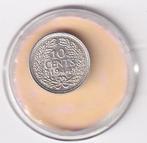 10 Cent 1944 EP Zeer Netjes, Postzegels en Munten, Verzenden, Zilver, 10 cent, Koningin Wilhelmina