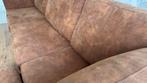 Hoekbank met chaise longe van kunstleer, Huis en Inrichting, Ophalen, 250 tot 300 cm, Stof, Driepersoons