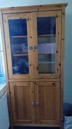 houten buffetkast, Huis en Inrichting, Kasten | Buffetkasten, Ophalen, 200 cm of meer, Grenenhout, 25 tot 50 cm