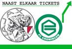 3 Tickets Ajax - Groningen: 3 naast elkaar kaarten, Tickets en Kaartjes, Twee personen, November