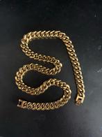 Gouden Cuban Link Ketting - 54cm, Sieraden, Tassen en Uiterlijk, Kettingen, Ophalen of Verzenden, Zo goed als nieuw, Goud, Overige materialen