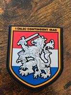 Badge Nederlands detschement Irak, Ophalen of Verzenden, Landmacht, Nederland, Embleem of Badge