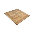 Teak houten terrastafels, horeca tafels teakhout divers, Gebruikt