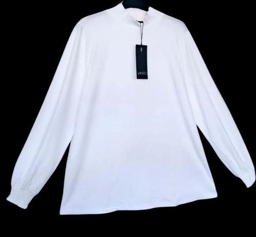 Nieuwe Roomwitte YESTA LongSleeve Met Smok Mt X0- 44/46, Kleding | Dames, Grote Maten, Nieuw, Shirt of Top, Wit, Ophalen of Verzenden