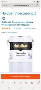 Holdbar Epoxy Vloercoating 5kg - RAL 7023 Nieuw!, Doe-het-zelf en Verbouw, Verf, Beits en Lak, 5 tot 10 liter, Nieuw, Ophalen of Verzenden