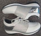Xsensible Schoenen Leer Nieuw Wit Zilver Mt 40 G, Xsensible, Wit, Nieuw, Ophalen of Verzenden