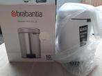 NIEUW Brabantia NewIcon 3 ltr. Fresh White, Huis en Inrichting, Woonaccessoires | Prullenbakken, Ophalen, Nieuw, Kunststof, Minder dan 50 cm