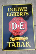 Mooi oud emaille reclamebord Douwe Egberts Tabak Topstaat, Antiek en Kunst, Ophalen of Verzenden