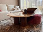 Te koop salontafel, zo goed als nieuw!, Huis en Inrichting, Tafels | Salontafels, Ophalen, Overige materialen, 50 tot 100 cm, Rond