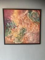 Doek met vechtende hanen, Indonesië, Ophalen