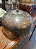 Antieke verzilverde cloche - 25 cm, Ophalen of Verzenden, Gebruikt