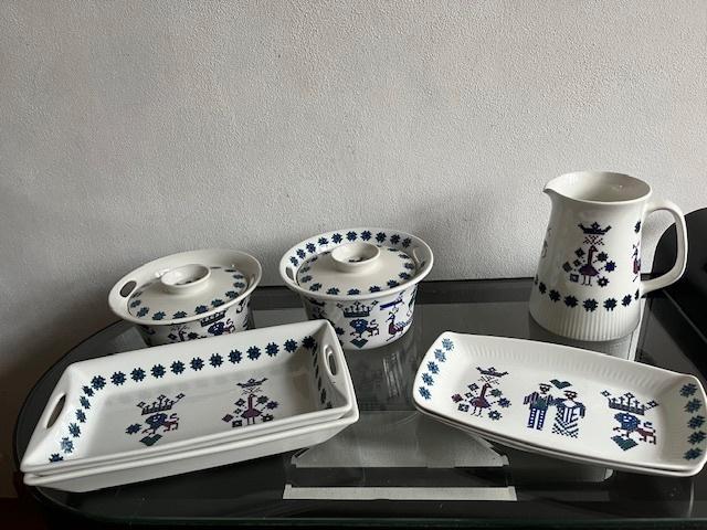 Jaren 50 Noors servies Figgjo Flint, Huis en Inrichting, Keuken | Servies, Zo goed als nieuw, Schaal of Schalen, Overige stijlen