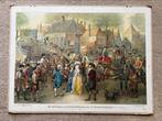 Schoolplaat: De aanhouding van prinses Wilhelmina, Ophalen of Verzenden, Geschiedenis