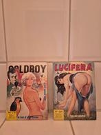 Twee Goldboy & Lucifera stripboeken, Boeken, Stripboeken, Meerdere stripboeken, Ophalen of Verzenden, Gelezen, Diverse