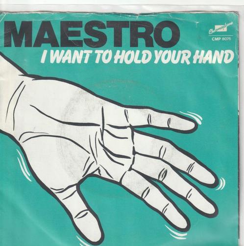 Maestro - I Want To Hold Your Hand (Lennon,McCartney) Pop NL, Cd's en Dvd's, Vinyl Singles, Gebruikt, Pop, Ophalen