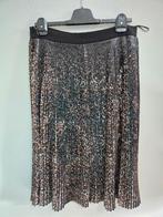 R92 - Ana Alcazar dierenprint plooirok maat 38 (1), Maat 38/40 (M), Bruin, Ophalen of Verzenden, Zo goed als nieuw