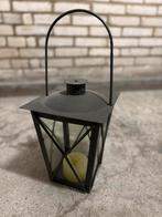 Zwarte lantaarn, Zwart, Ophalen of Verzenden, Zo goed als nieuw, Metaal