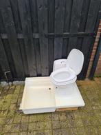 Douchebak met thetford c200 toilet, Caravans en Kamperen, Zo goed als nieuw