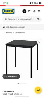 Eettafel, Huis en Inrichting, Tafels | Eettafels, Ophalen, 100 tot 150 cm, Vierkant, Tot twee personen