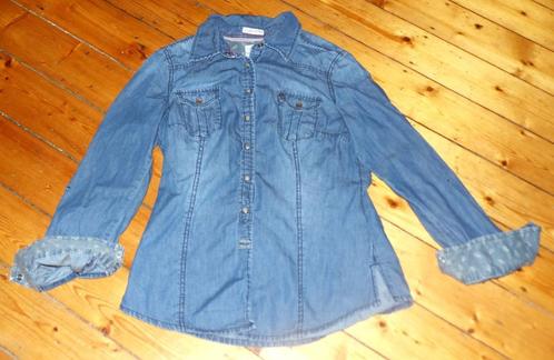 mooie QS by S.Oliver blouse maat 38, Kleding | Dames, Blouses en Tunieken, Zo goed als nieuw, Maat 38/40 (M), Blauw, Ophalen of Verzenden