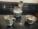 Tinnen theeservies theestel theeset, Antiek en Kunst, Antiek | Tin, Ophalen of Verzenden