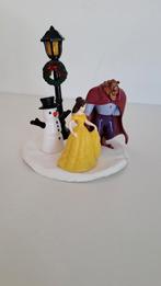 Belle en het beest Disney kerst beeldje, Verzamelen, Ophalen of Verzenden, Assepoester of Belle, Zo goed als nieuw, Beeldje of Figuurtje